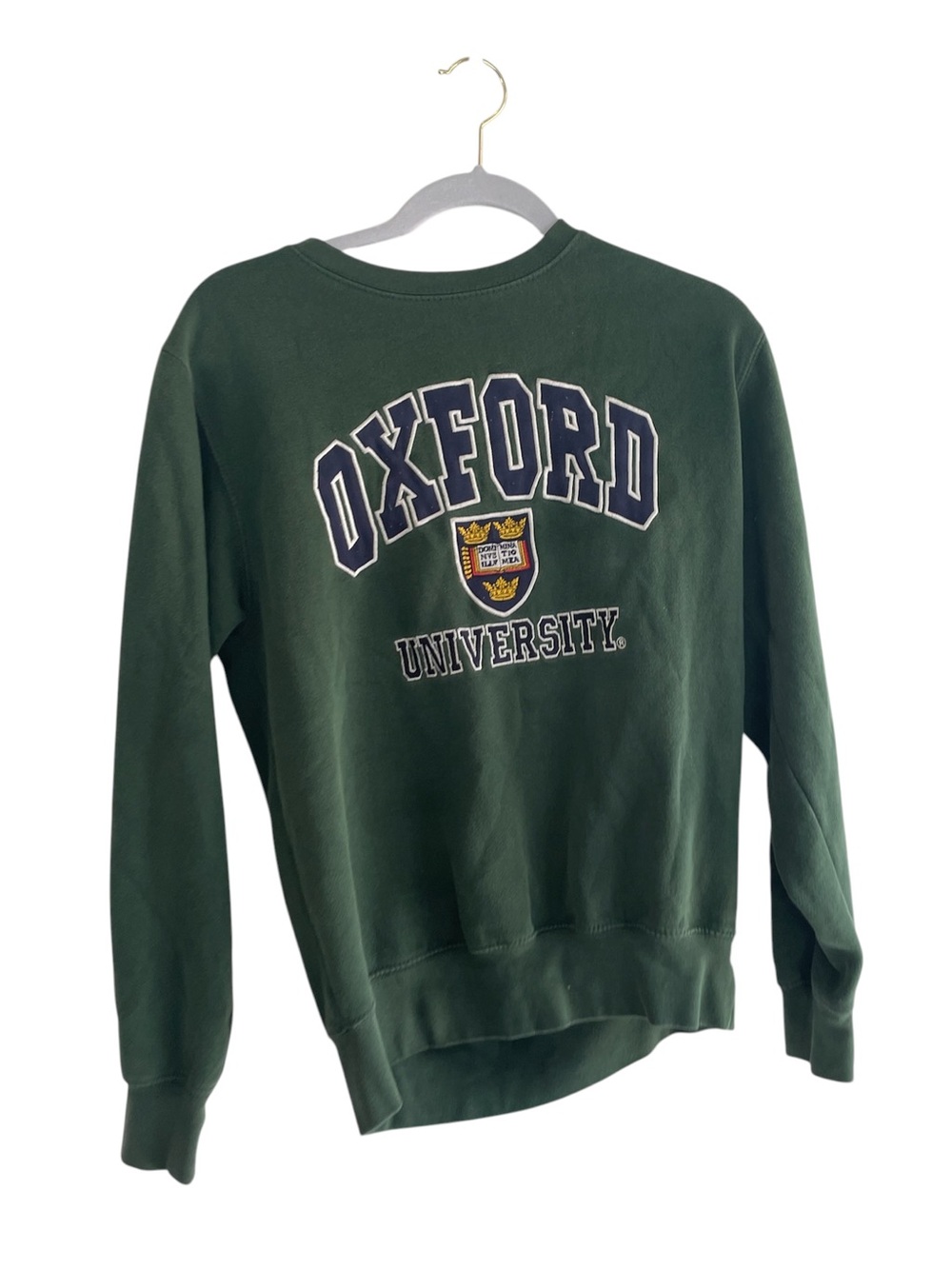 Oxford University Forest Green Crewneck Sweatshirt